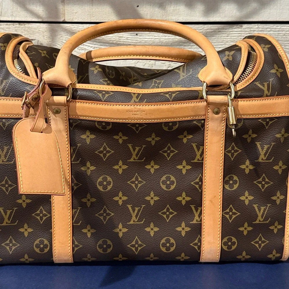 Louis Vuitton Monogram Pet Carrier - Authentic